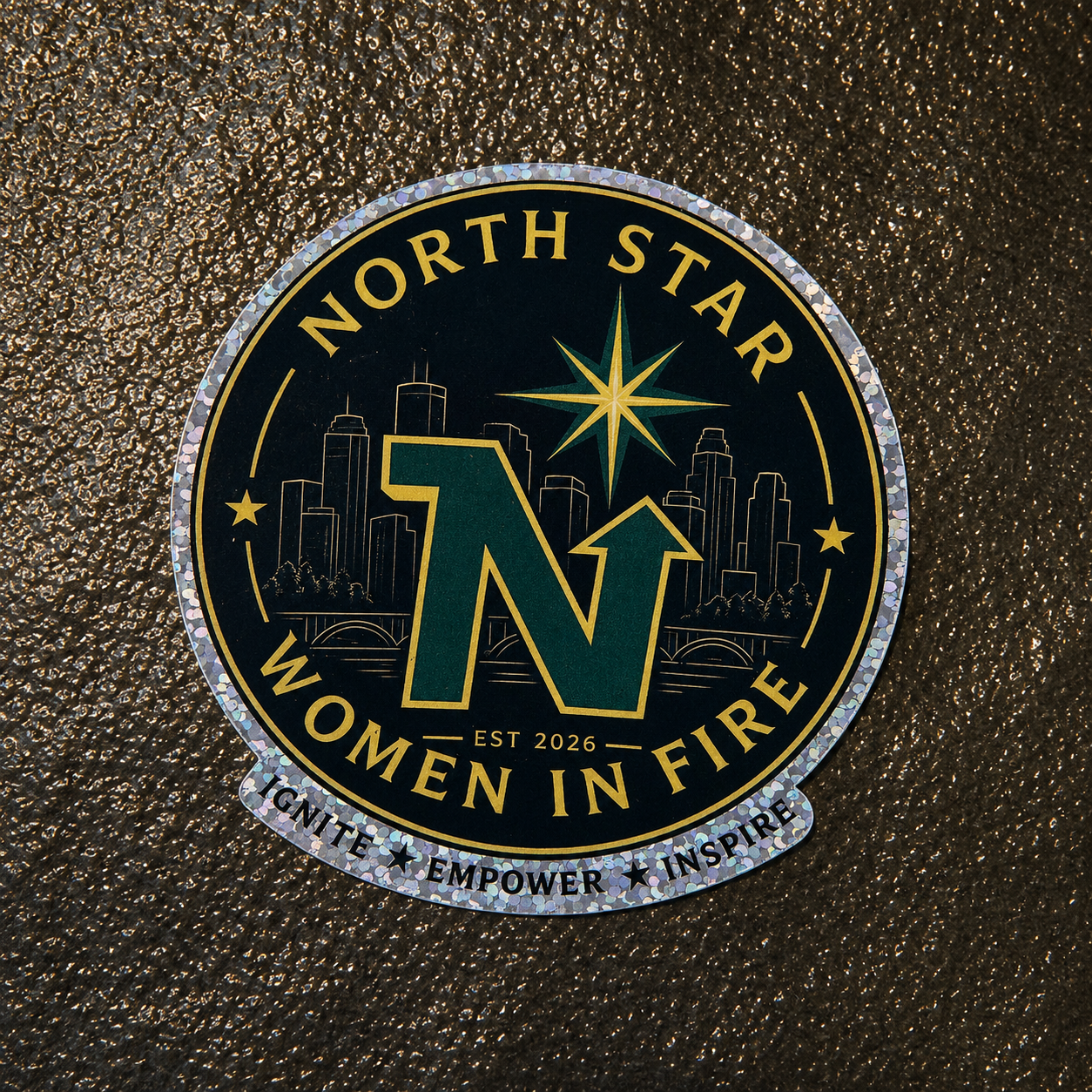 Large North Star-Sparkle