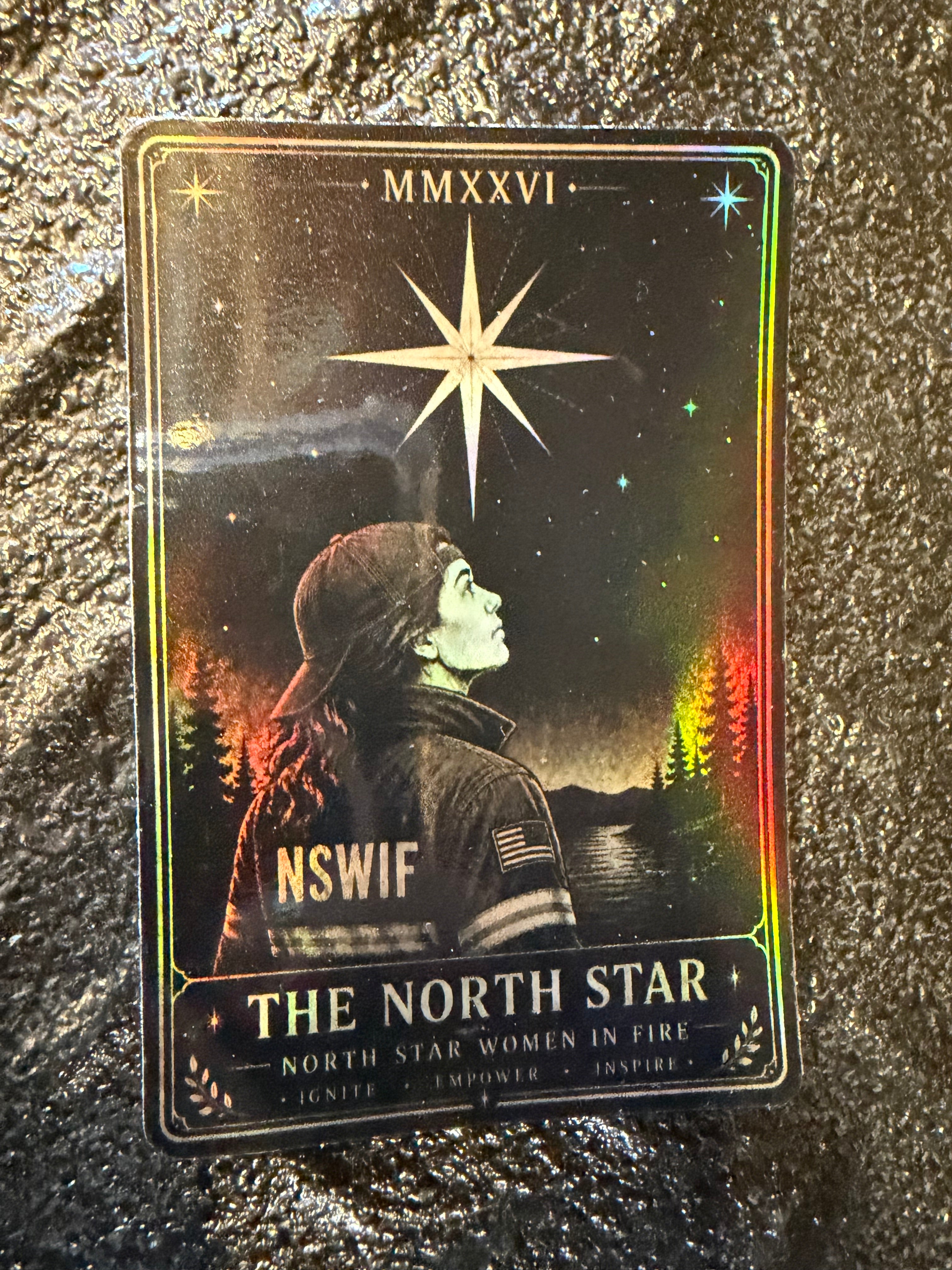The North Star tarot card- large